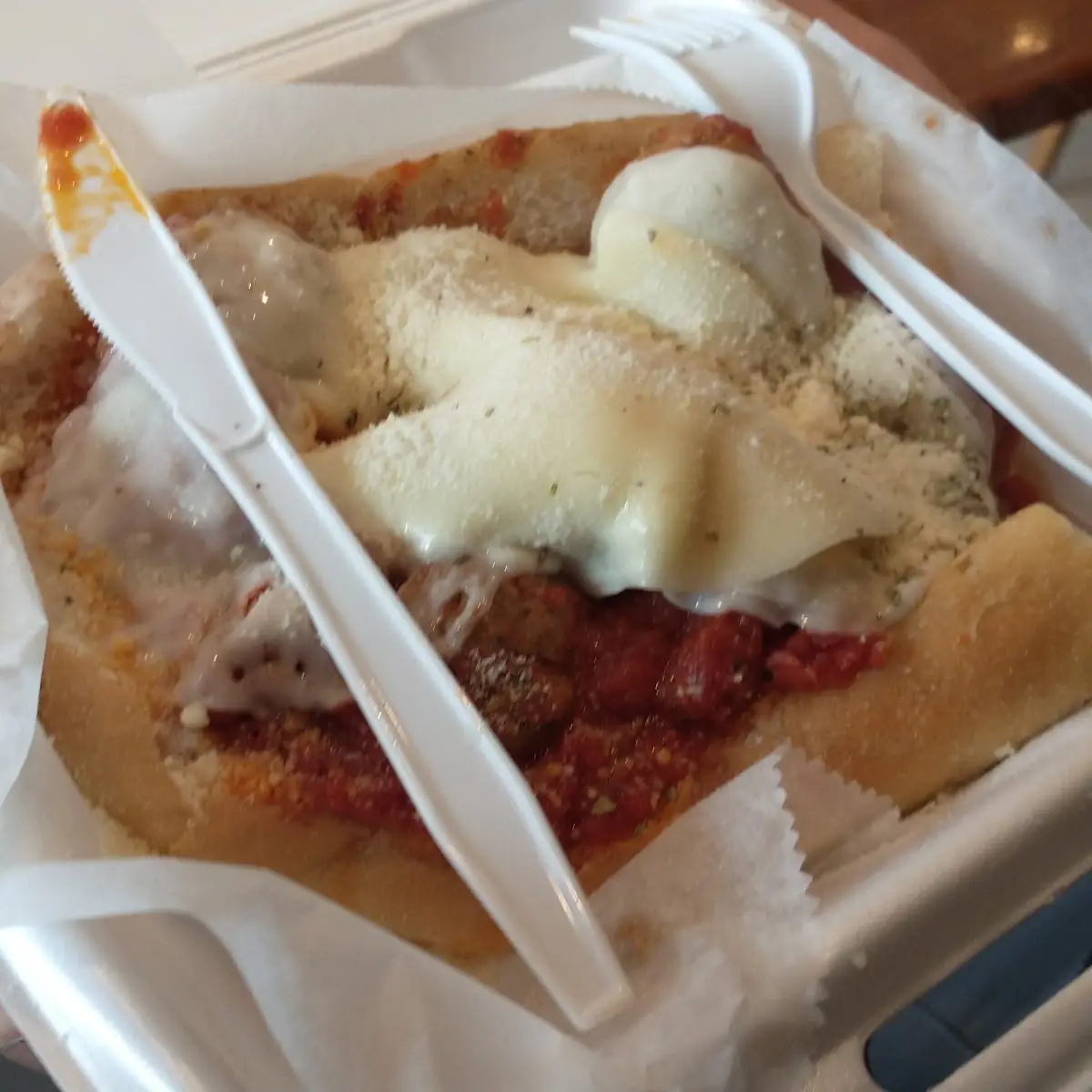 Meatball Sub with Provolone Cheese