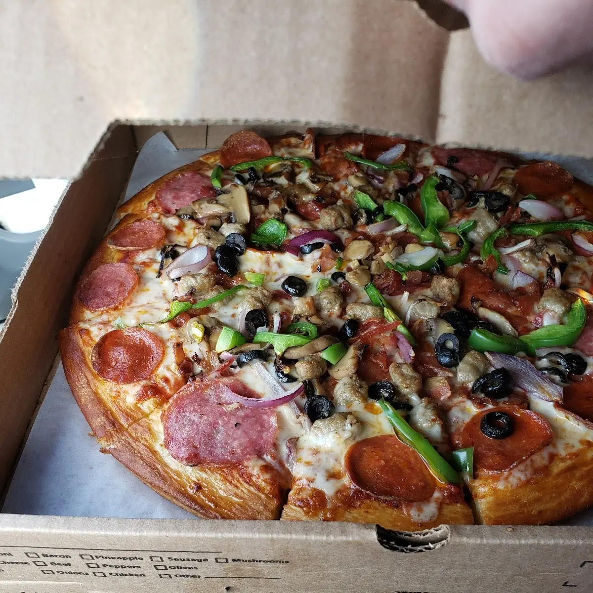 Combination Pan Pizza