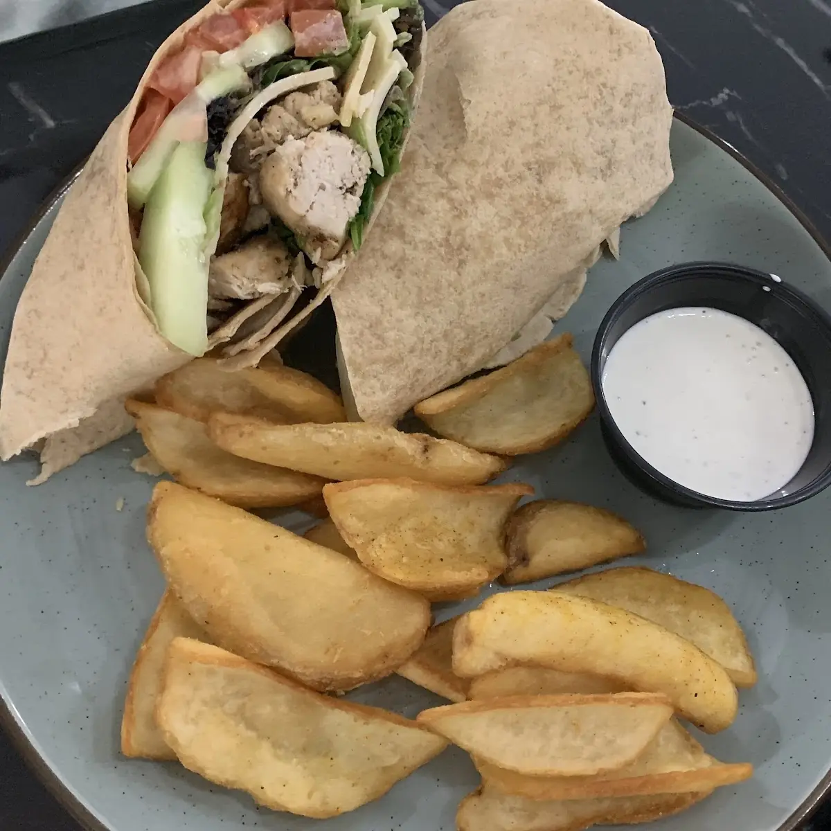 Wrap with Grilled Chicken