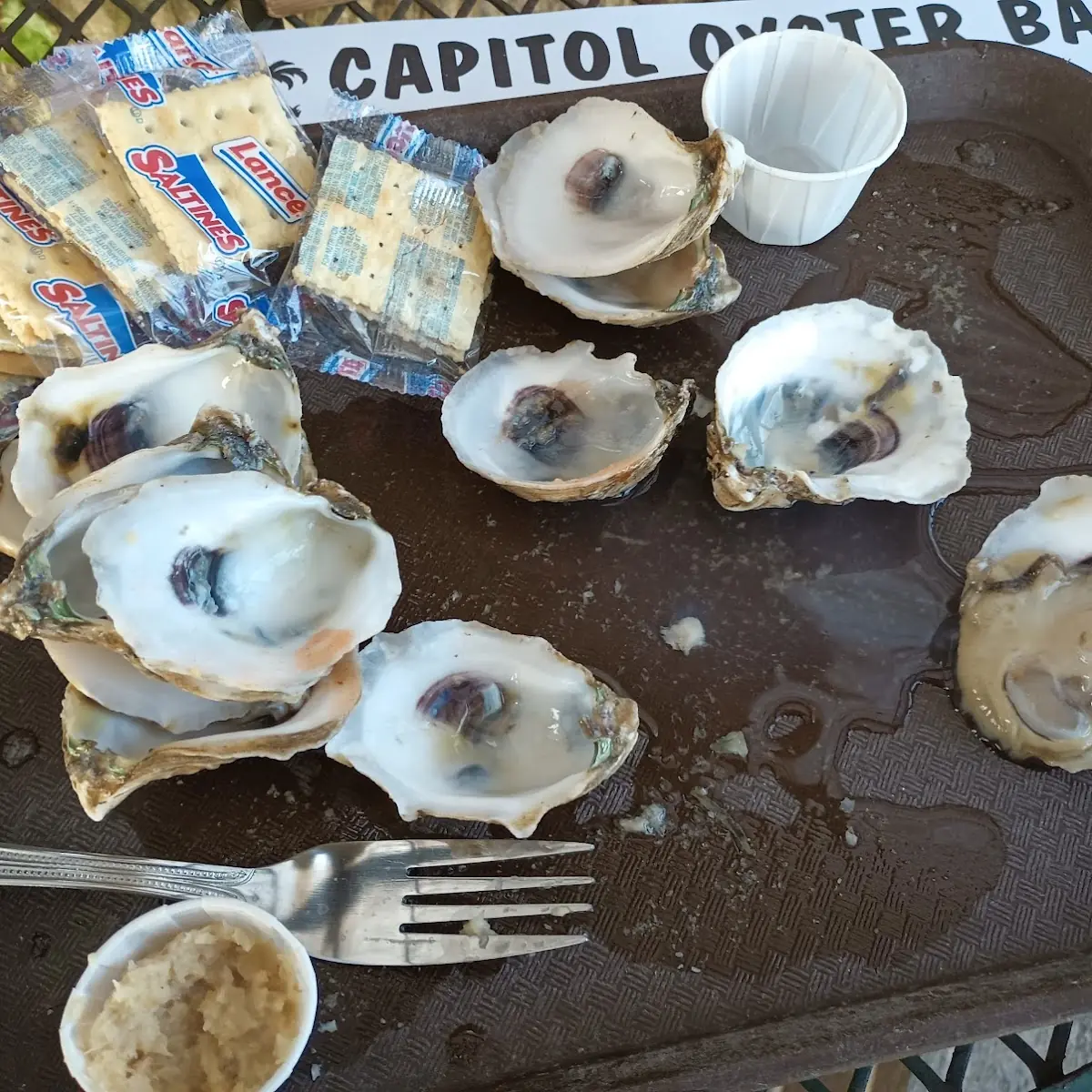 Fresh Raw Oysters on the Half Shell