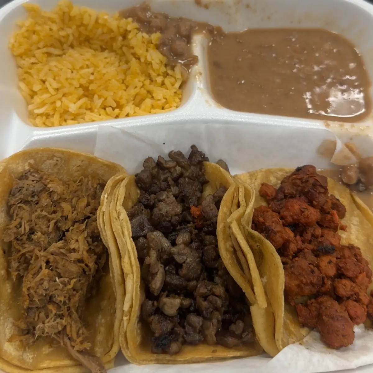 Combo Hard Shell Taco Plate