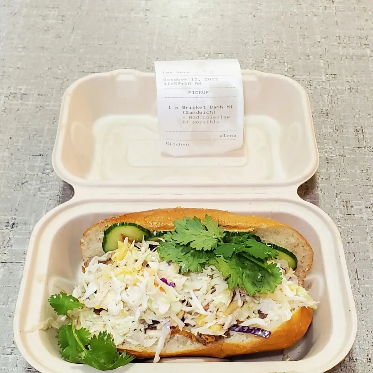 Beef Brisket Bahn MI