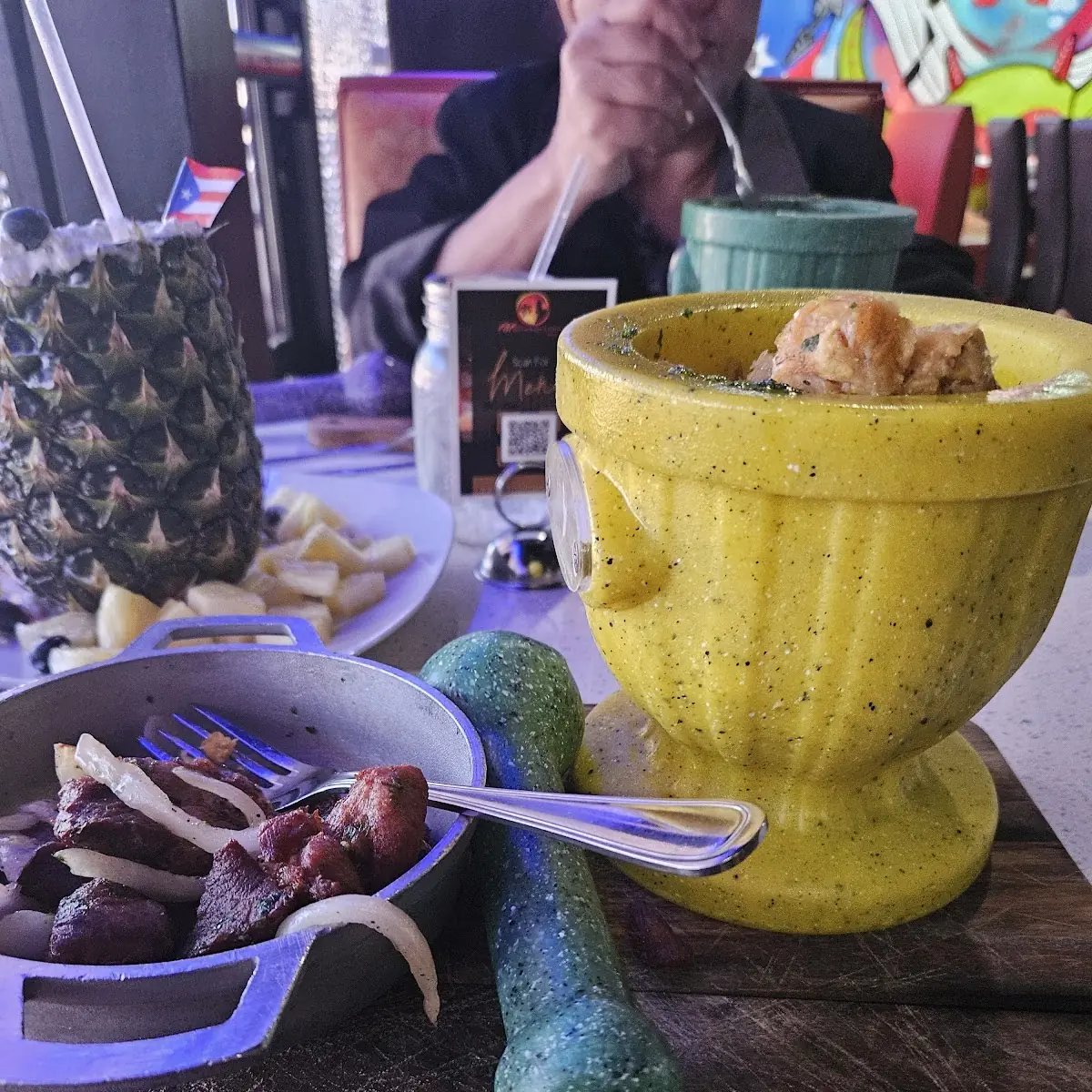 Mofongo Y Carne Frita
