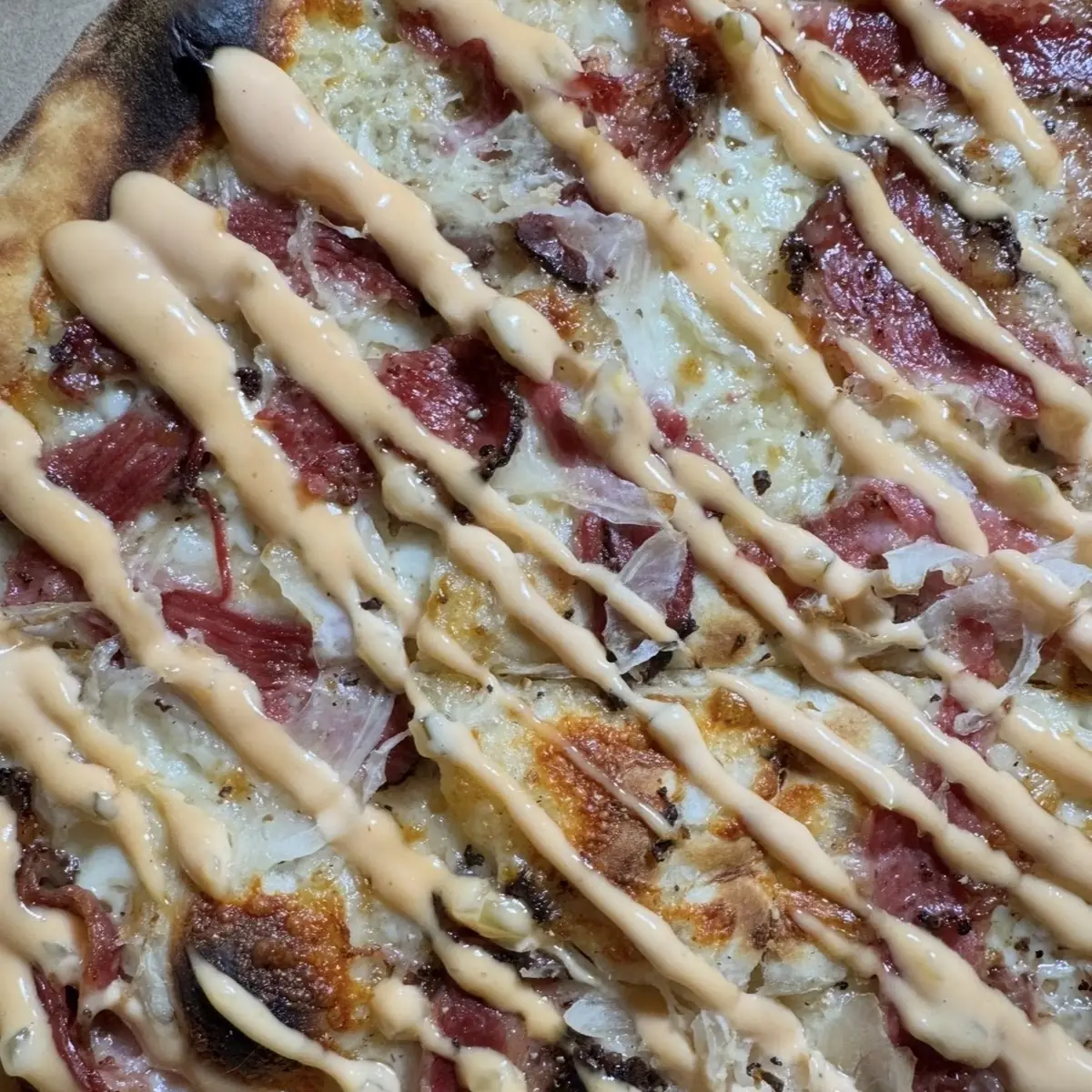 Reuben Pizza