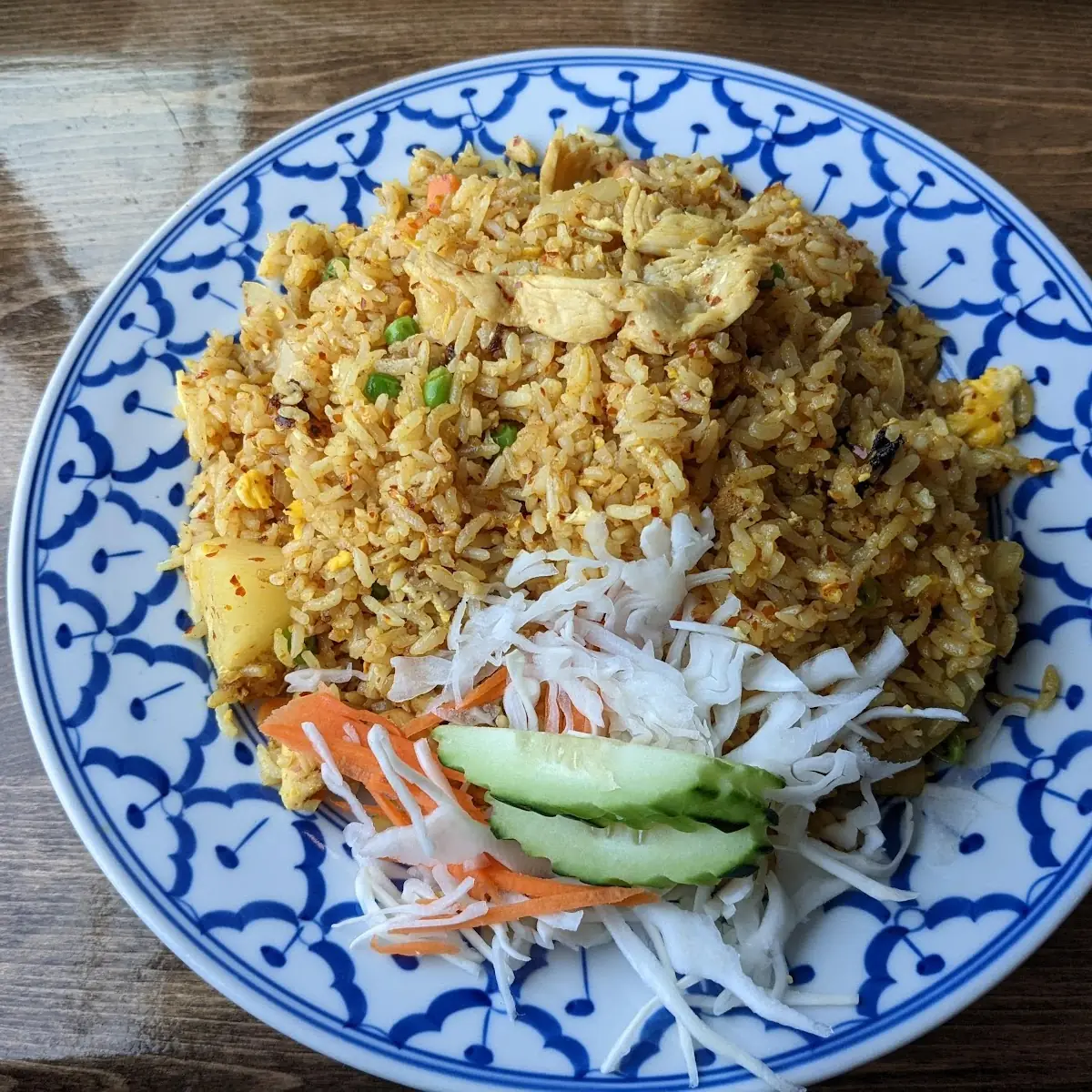 Hot Pineapple Fried Rice with Chicken
