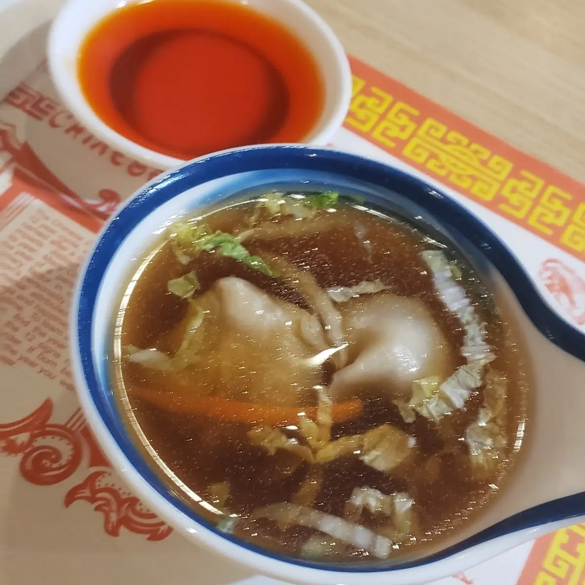 War Wonton Soup for Two