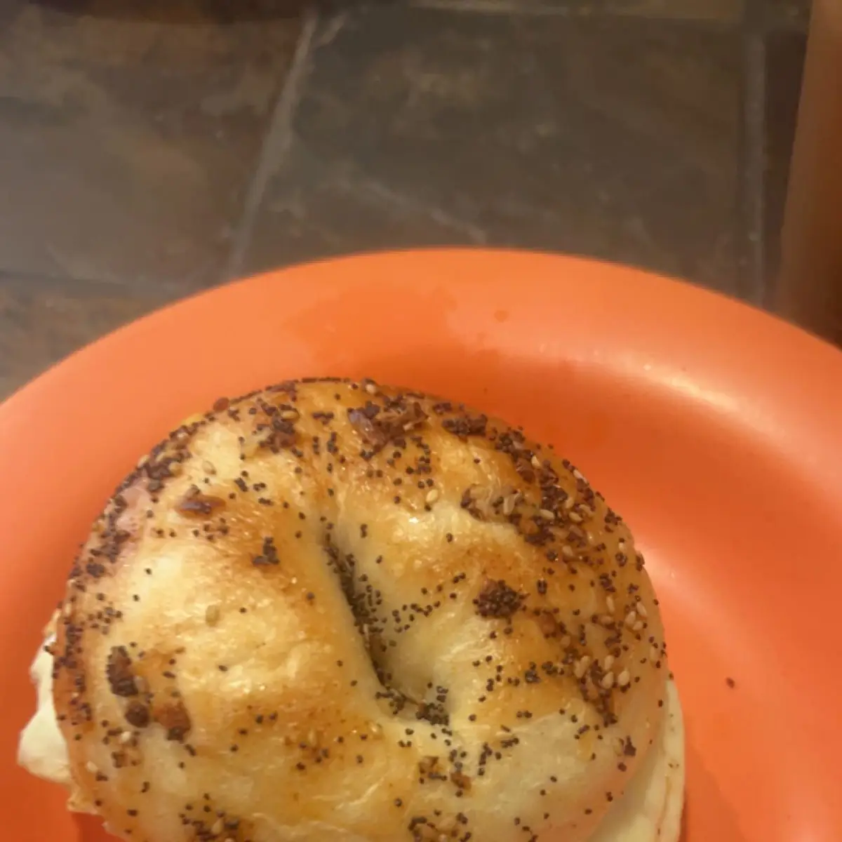 Bacon Egg and Cheese on Everything Bagel