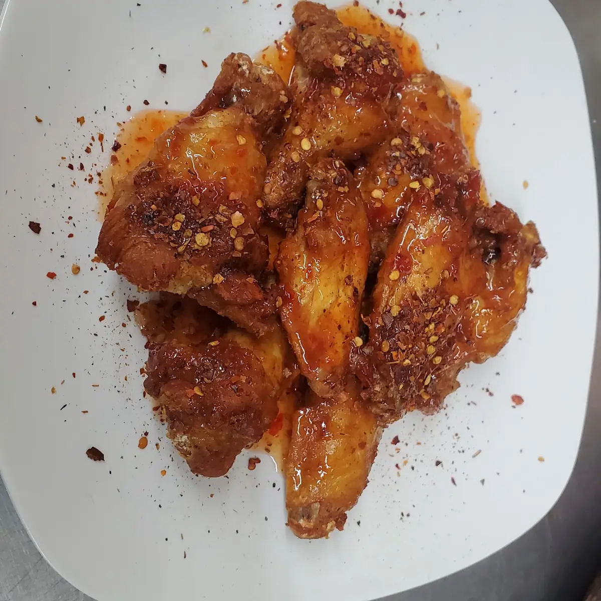 Spicy Honey Wings