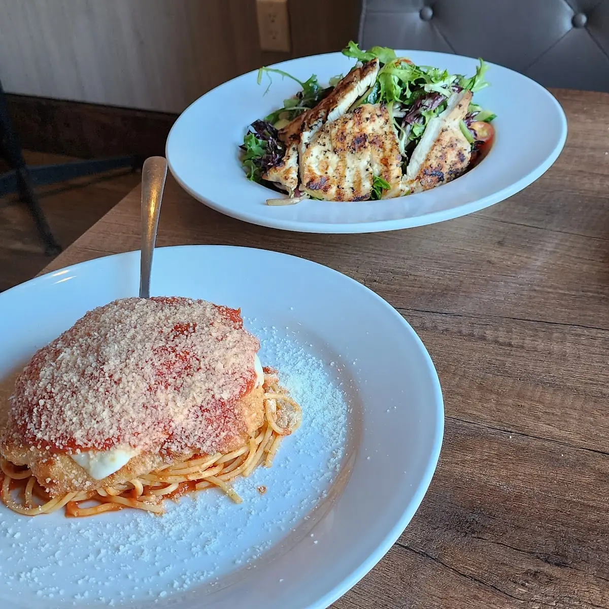 Chicken Parmigiana, Carpaccio Restaurant Niagara
