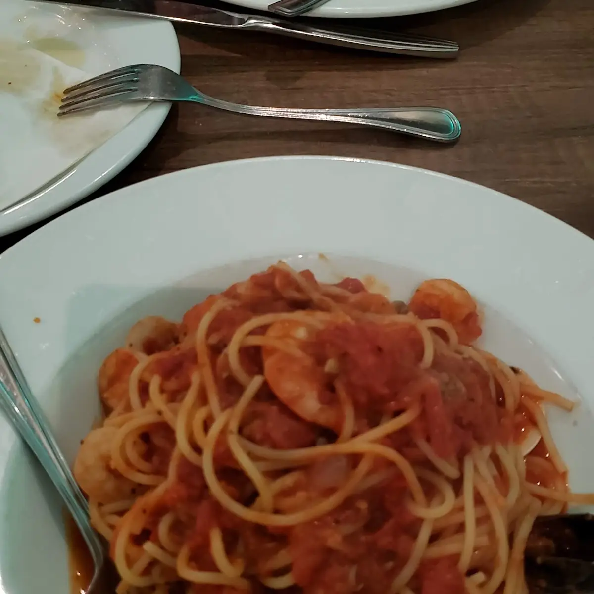 Seafood Pasta, Carpaccio Restaurant Niagara