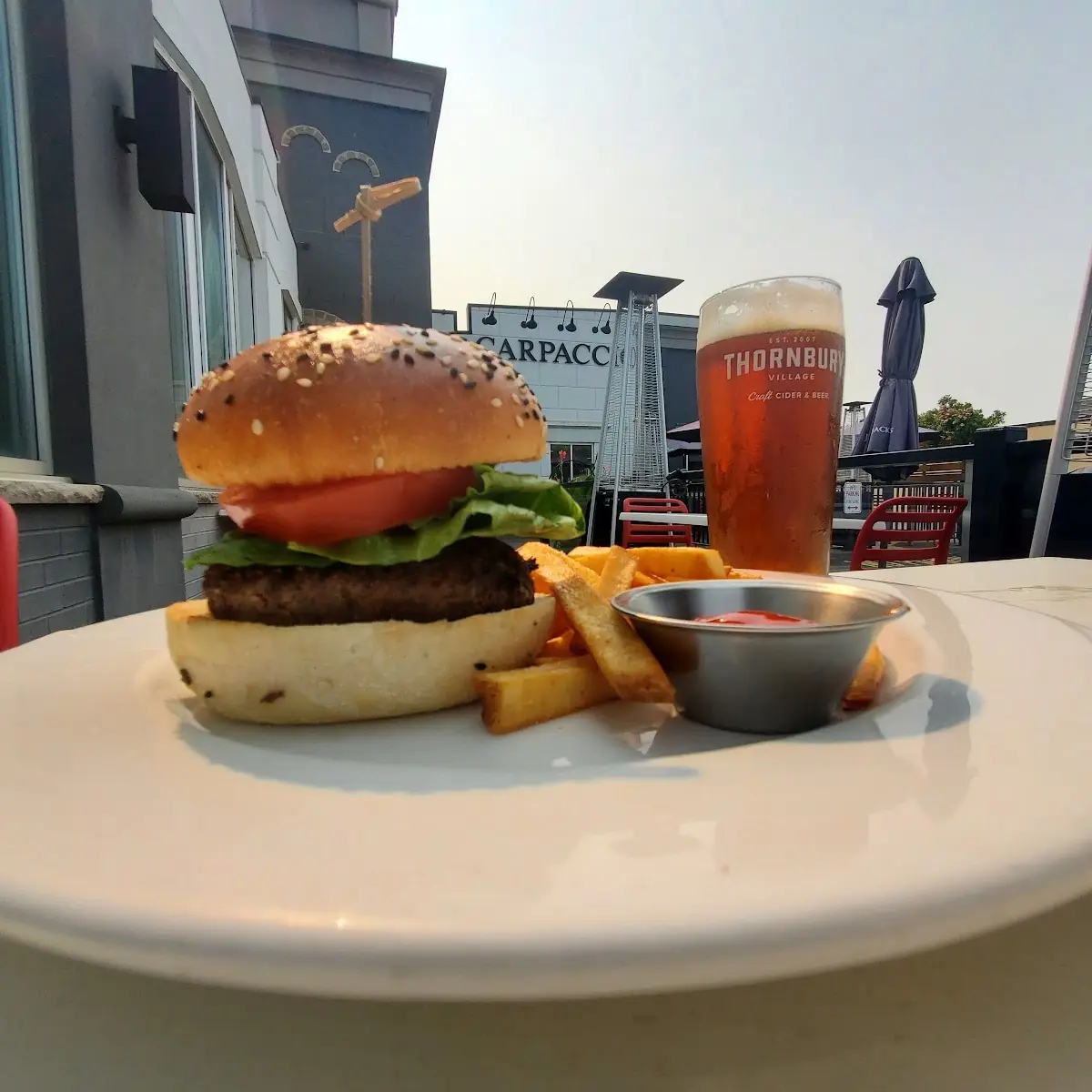 The Burger, Carpaccio Restaurant Niagara