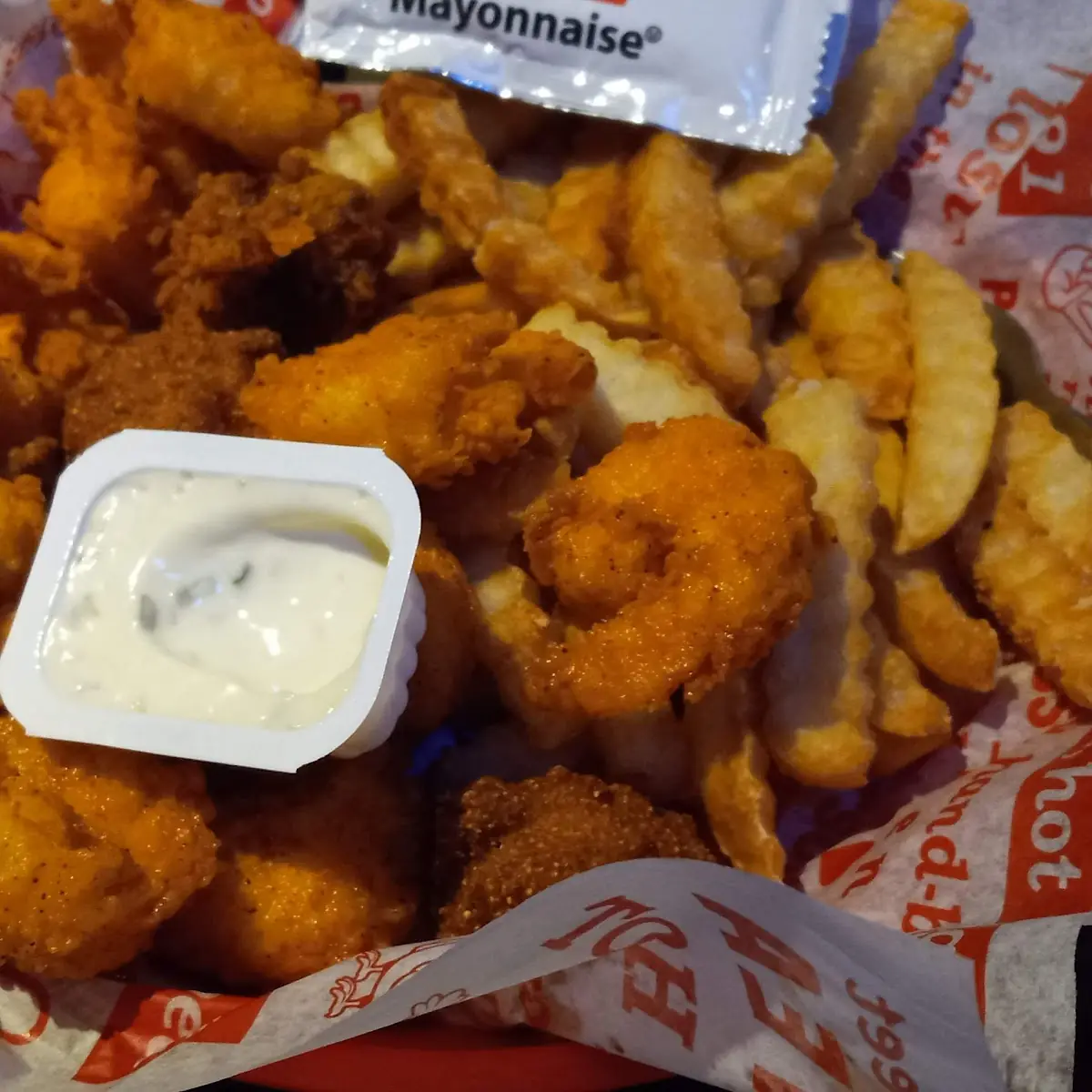 Fried Shrimp Basket with Fries