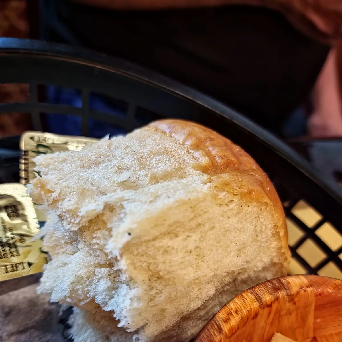 Roll with Butter Freshly Made