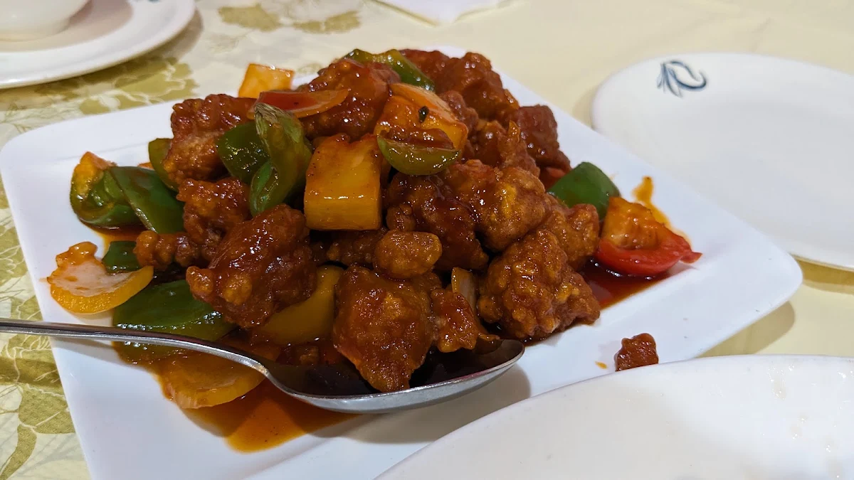 Sweet & Sour Boneless Pork with Pineapple, Kwan Luck Restaurant