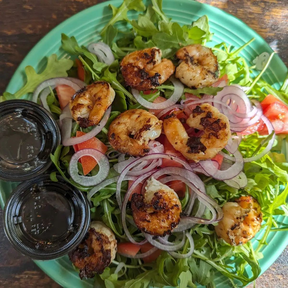 Arugula Salad Grilled Shrimp