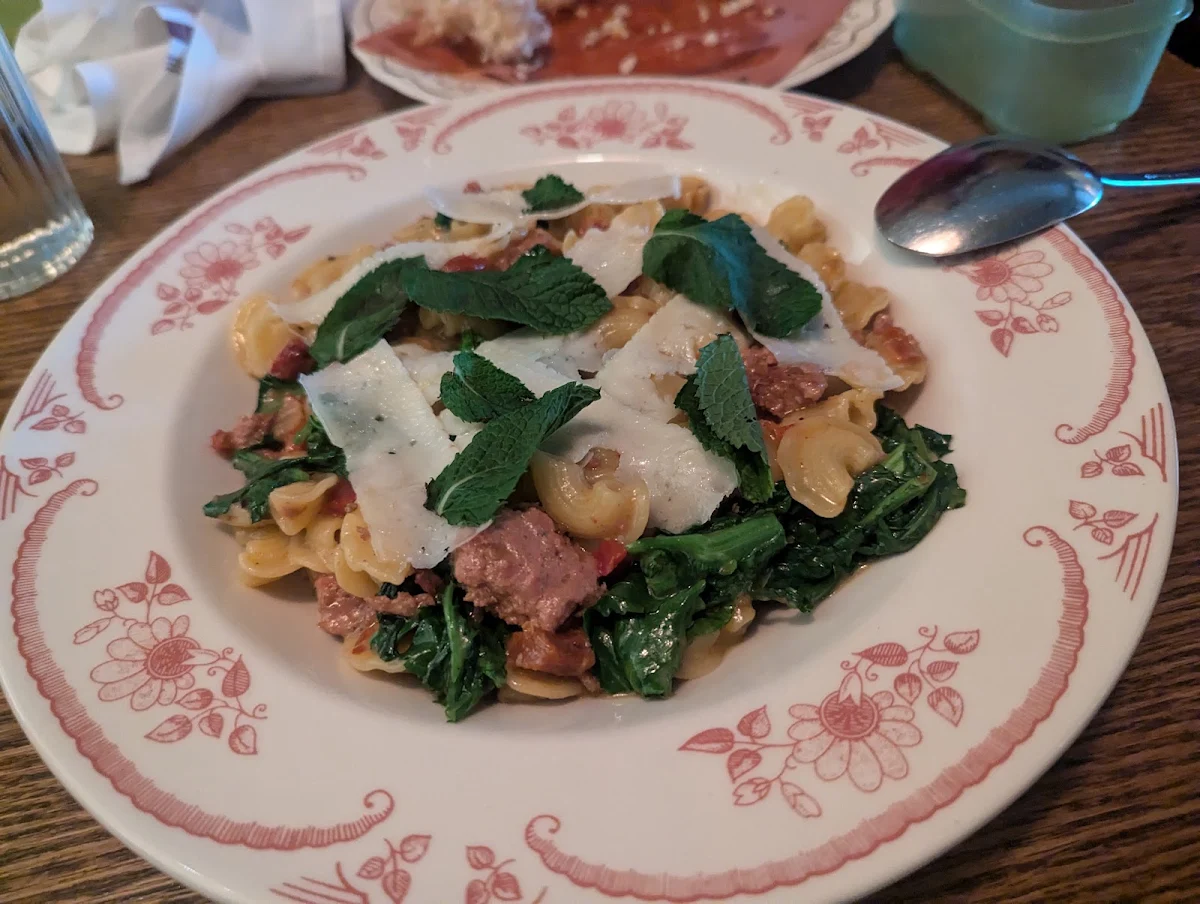 Creste Rigate with Sausage & Rapini, Cantina Gia