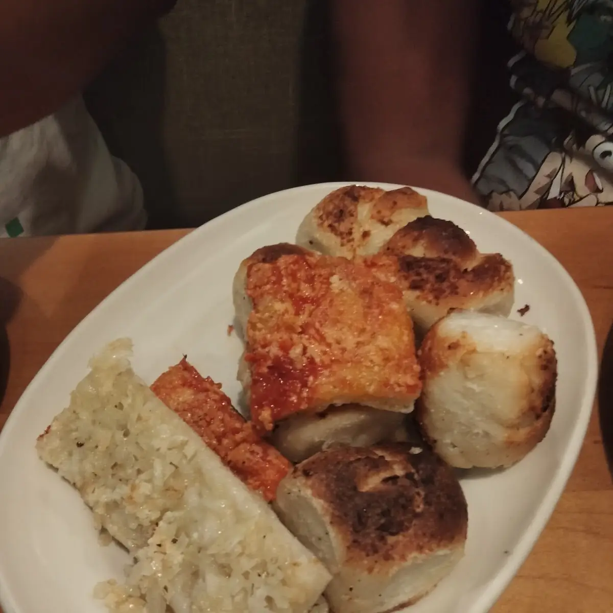 Garlic Knots with Two Other Types