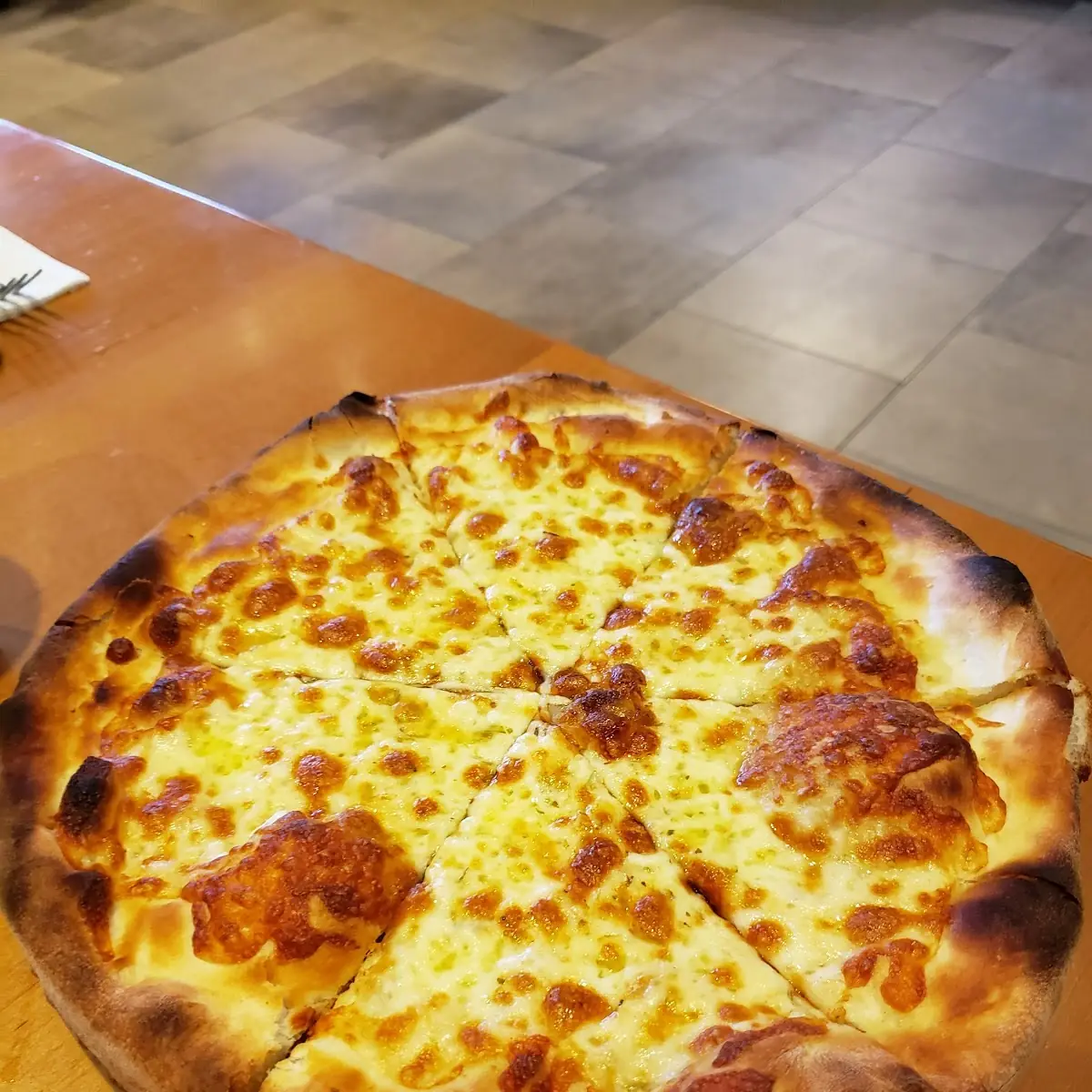 Thin Crust White Pizza
