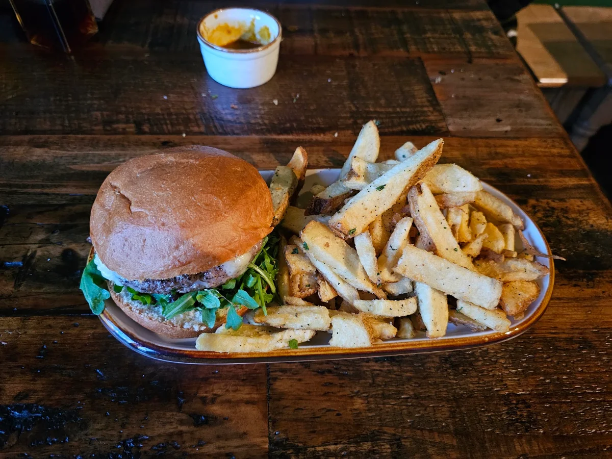 Fern Burger and Chips
