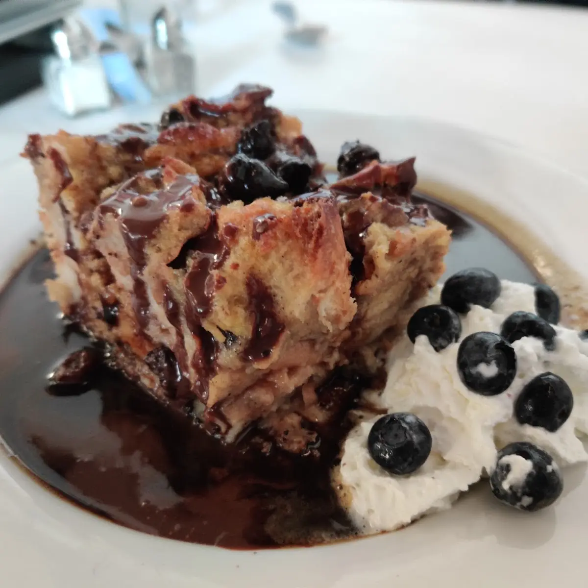 Raisin & Chocolate Chip Bread Pudding