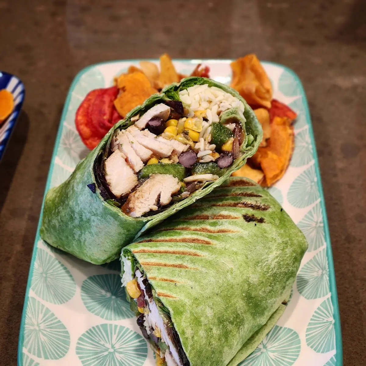 Grilled Veggie Hummus Wrap VG