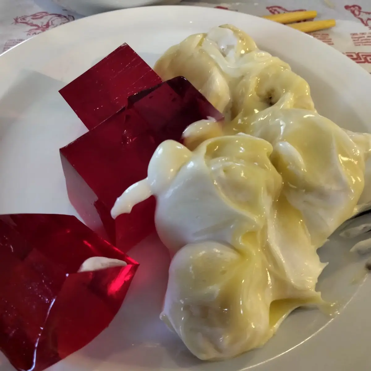 Jello and Banana Pudding