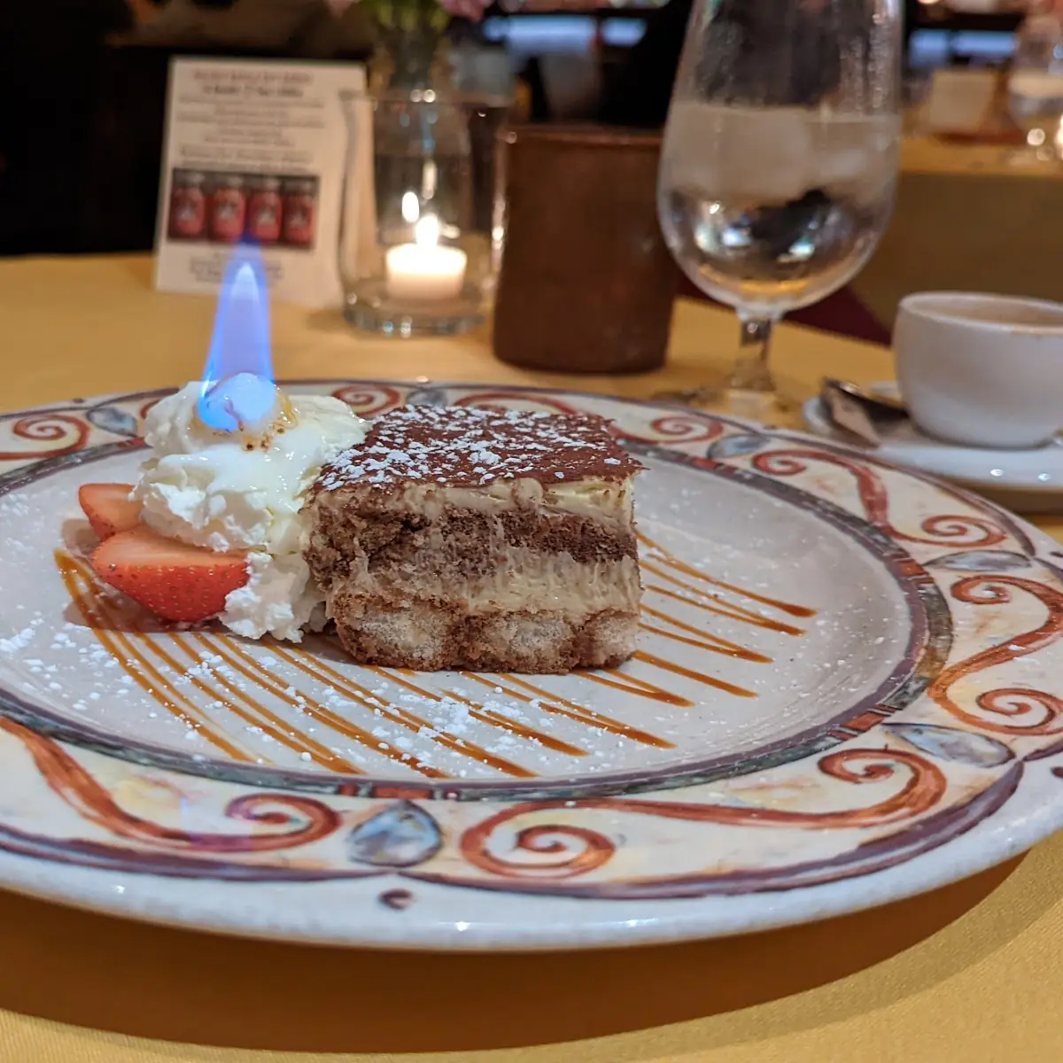 Tiramisu and Cheesecake Slice