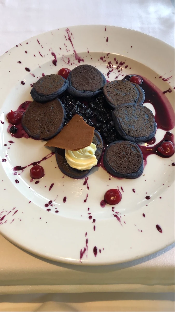 Blue Butterfly Pancakes, Muse at Wakefield Mill Hotel and Spa