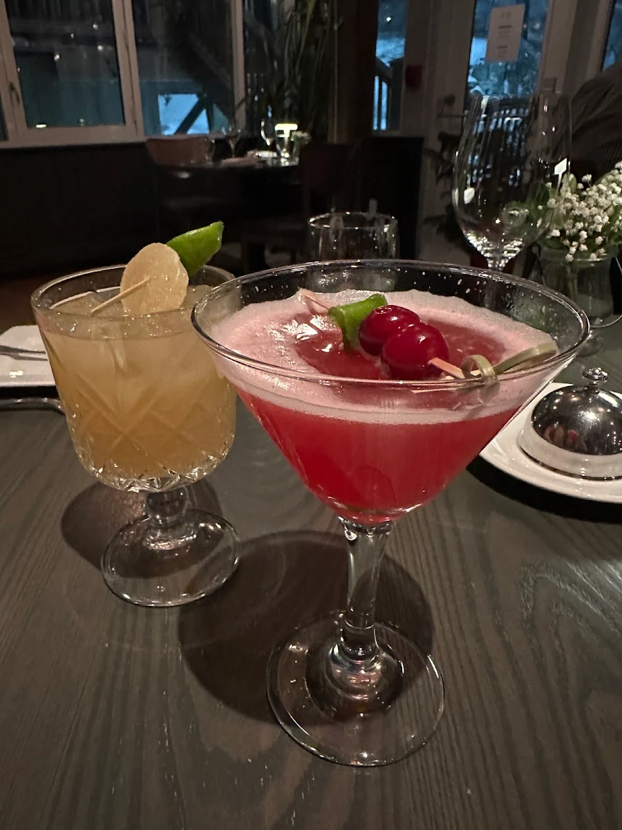 Cocktails, Muse at Wakefield Mill Hotel and Spa