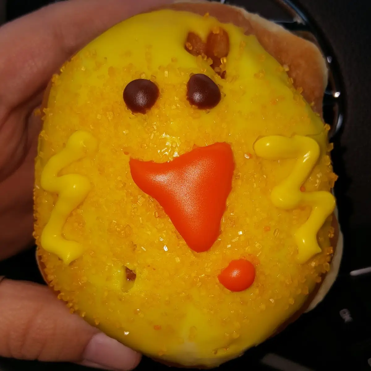 Spring Chick Cream Filled Doughnut