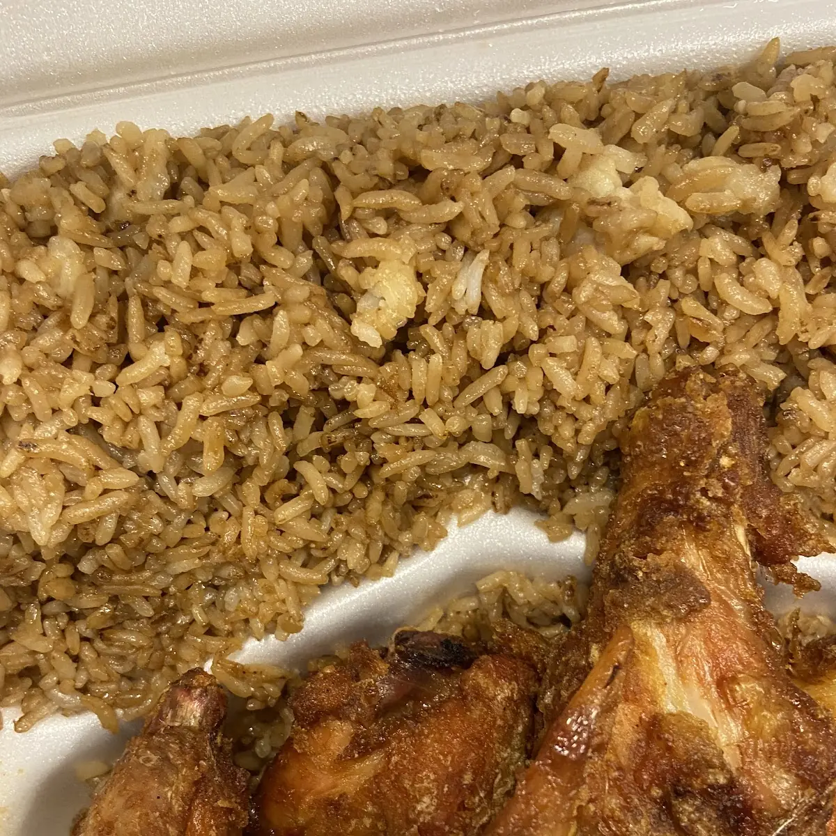 Egg Roll Chicken Wing & Chicken Fried Rice