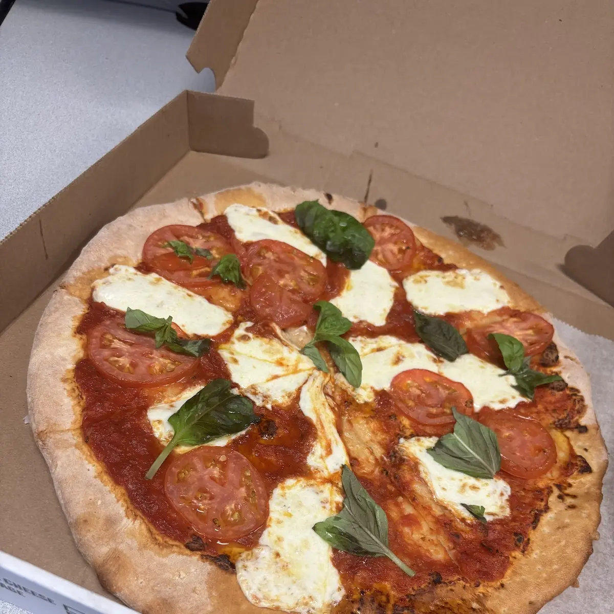 Margherita Pizza with Fresh Basil