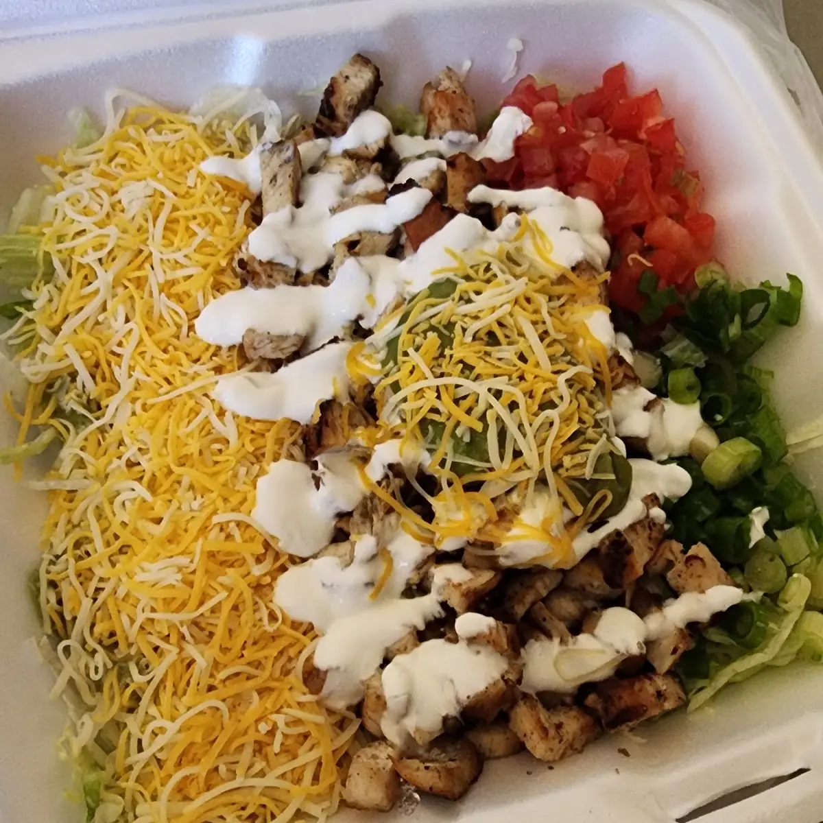 Chicken Salad Without Tortilla Bowl