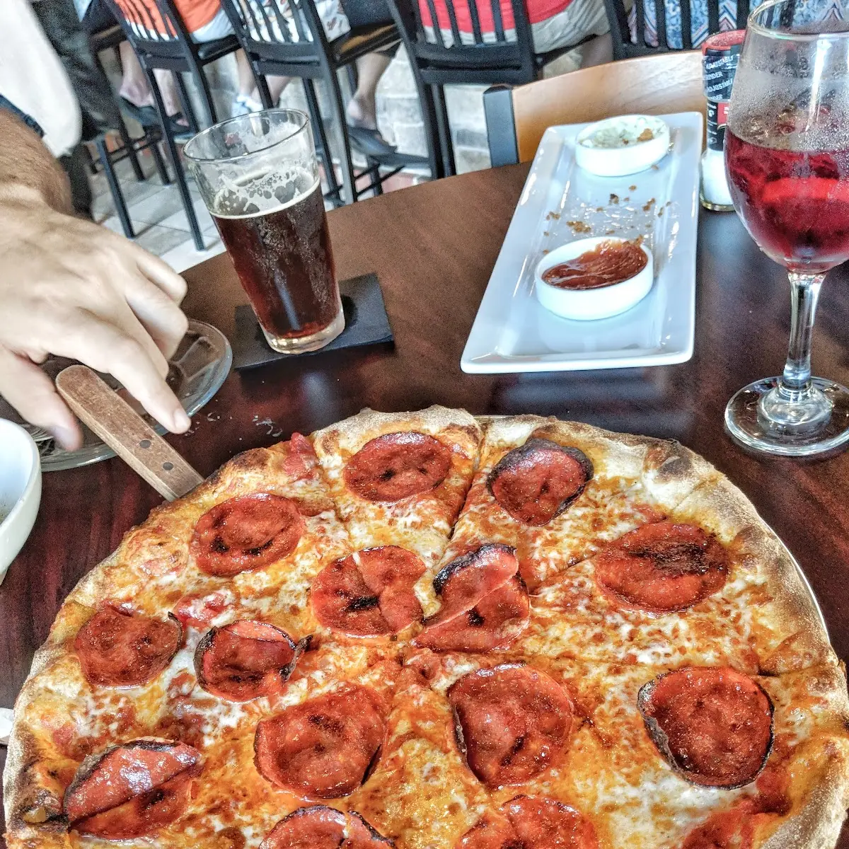 Brick Oven Pepperoni Pizza