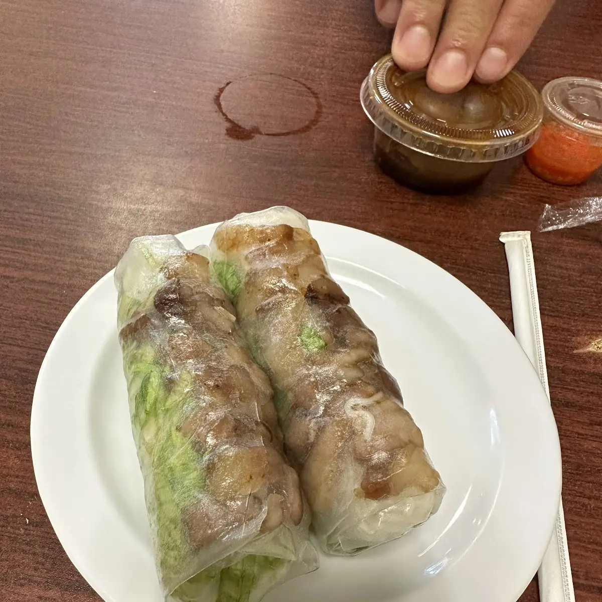 BBQ Pork Spring Rolls
