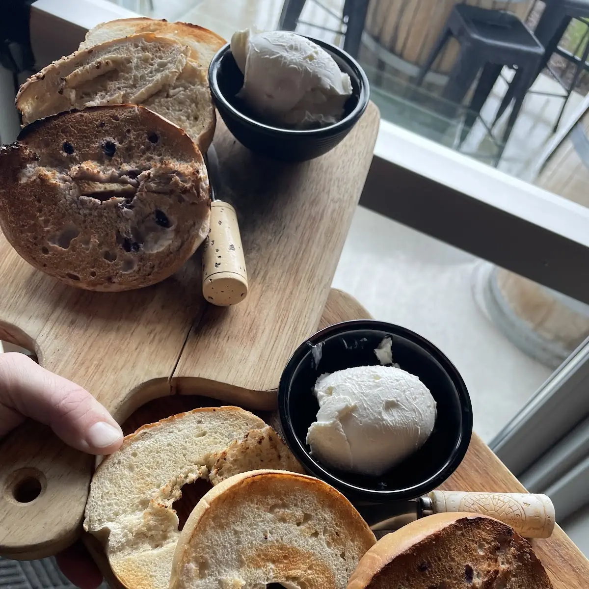 Bagels with Cream Cheese