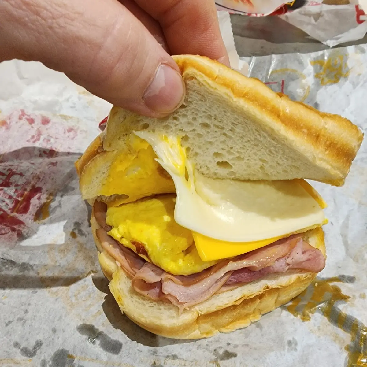 Ham Egg and Cheese