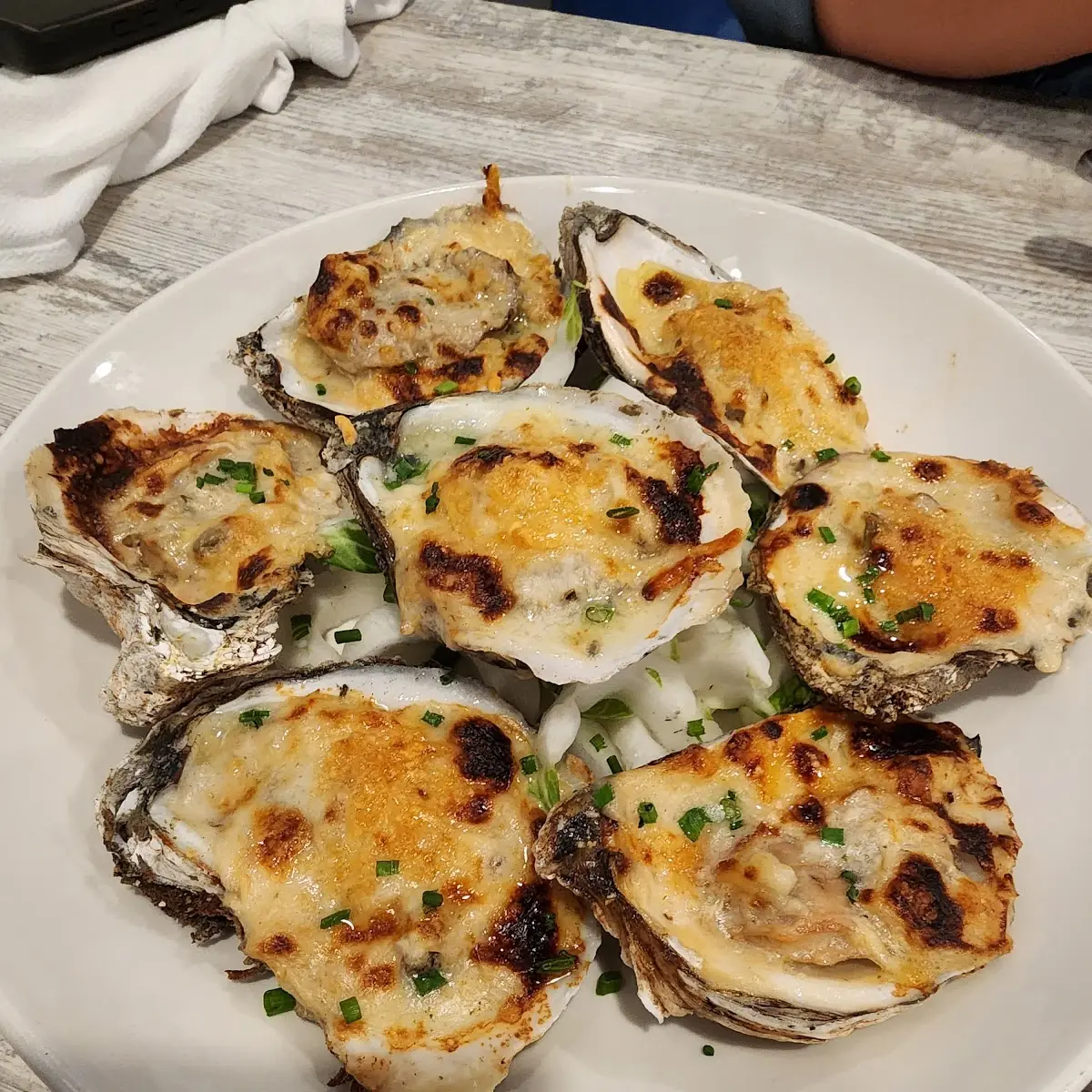 Blu Baked Oysters