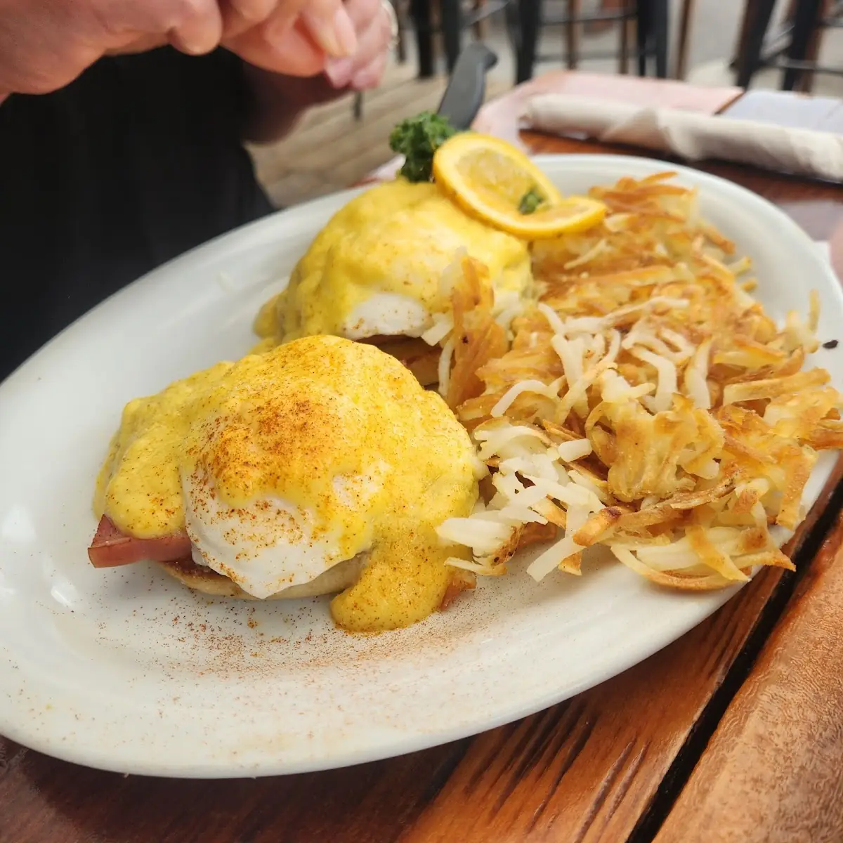 The Corner Eggs Benedict