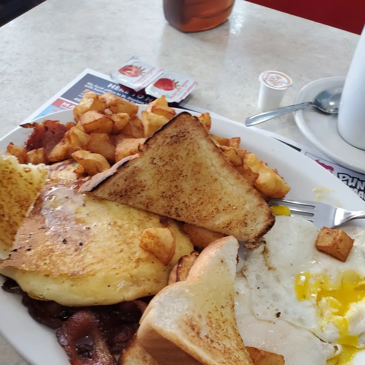 Home Fries and Toast