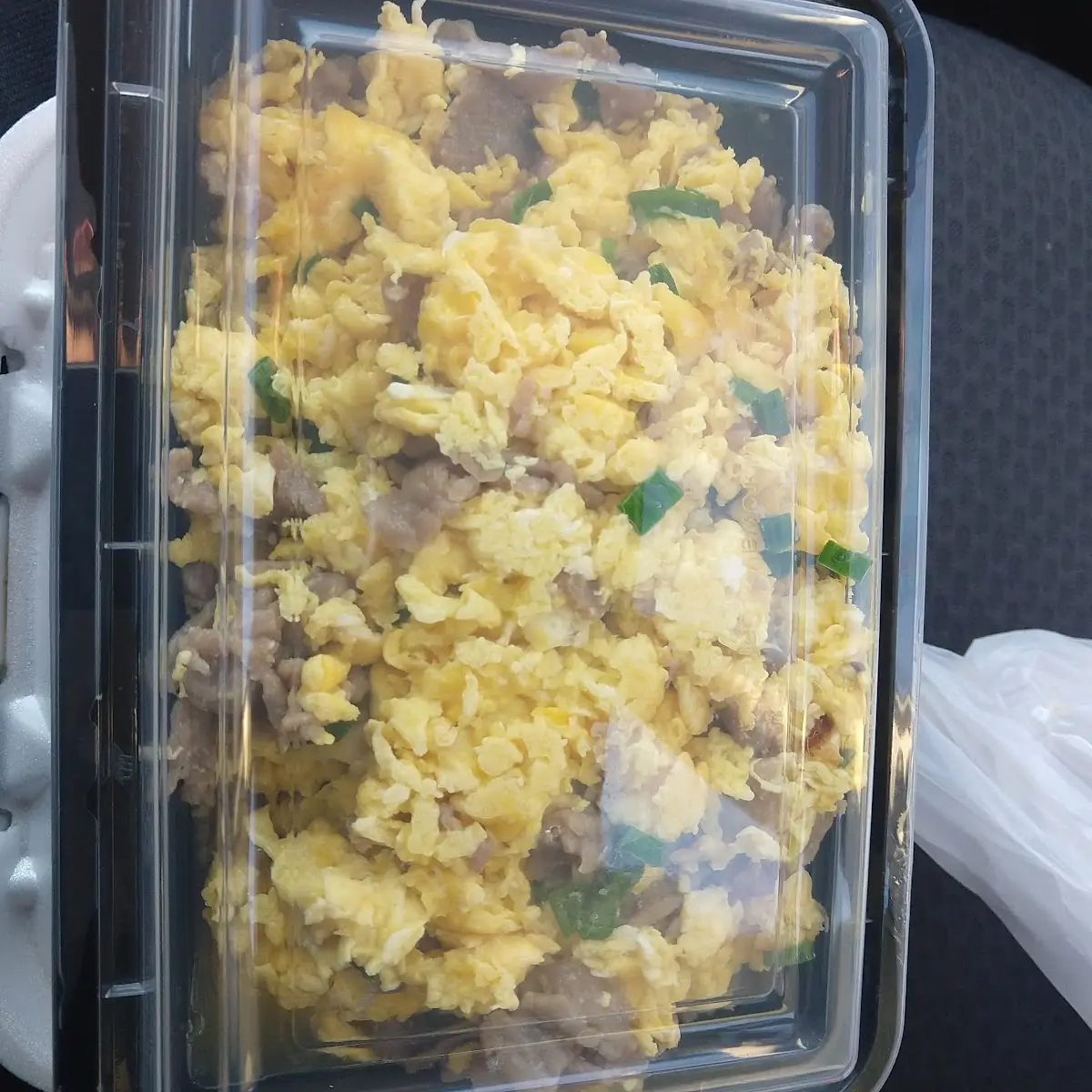 Tender Beef and Scrambled Eggs to Go