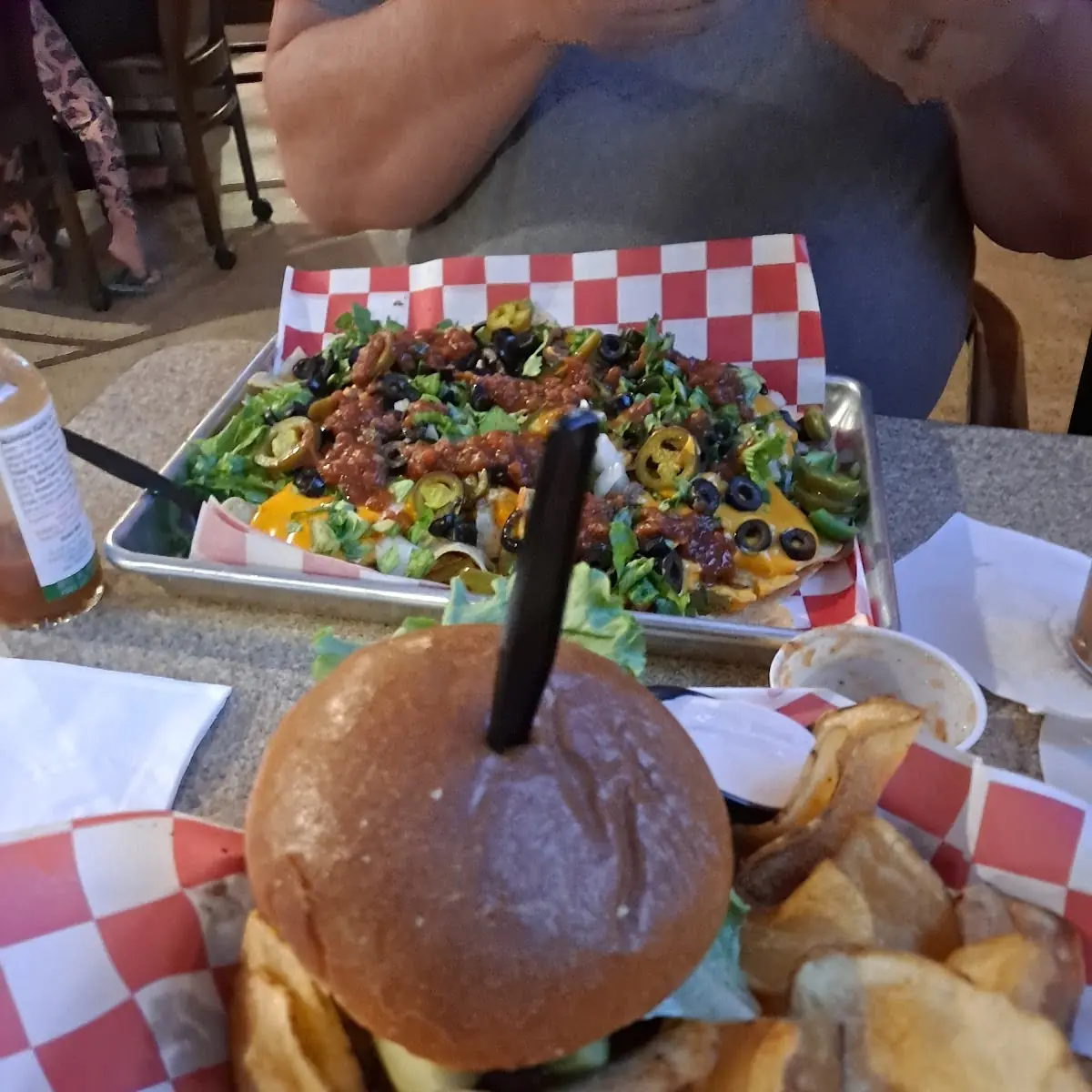 Black and Blue Burger