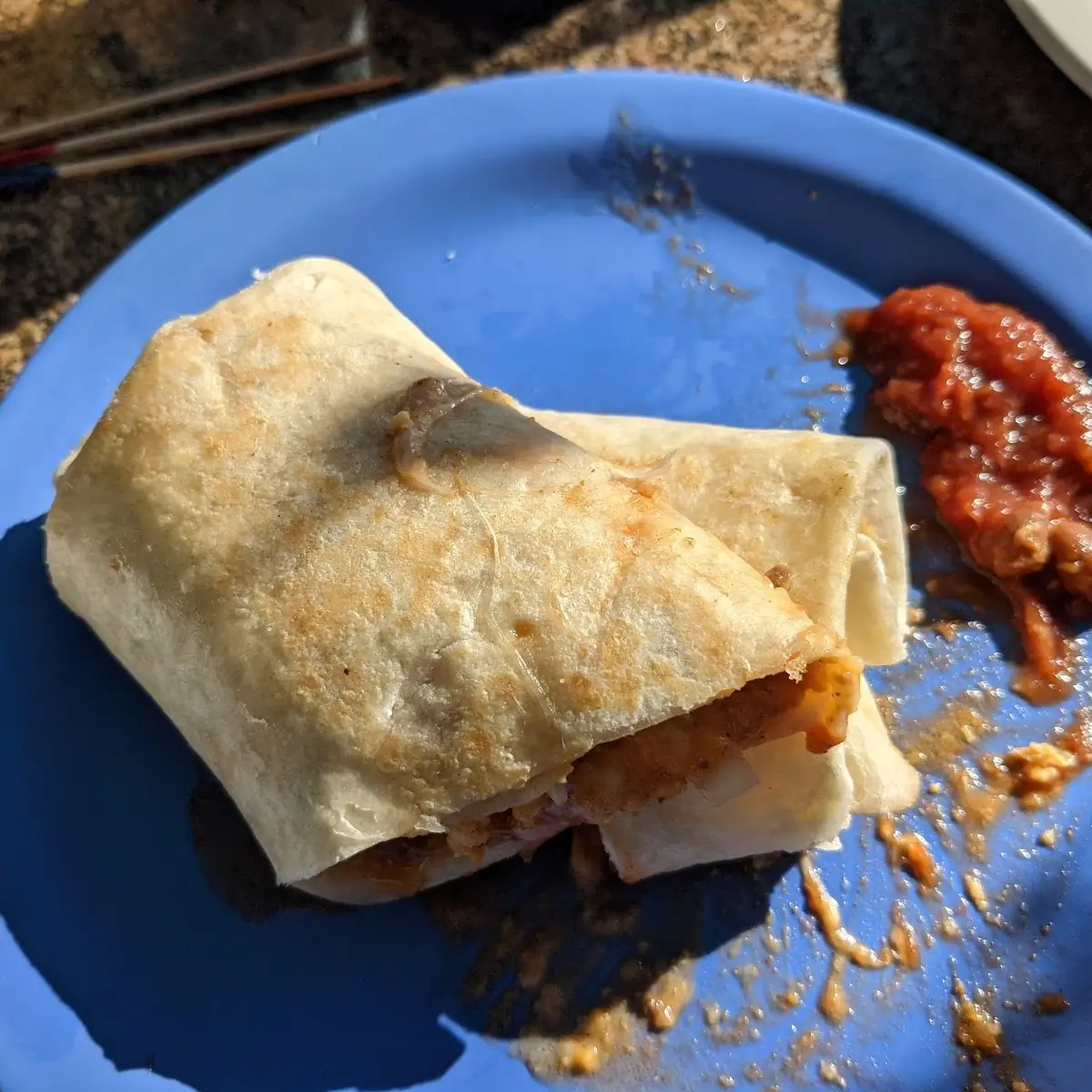 Chili Cheese Breakfast Burrito