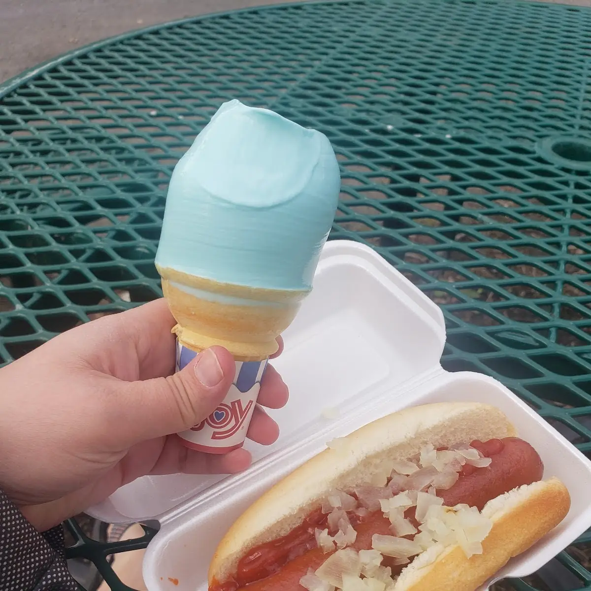 Ice Cream & Hot Dog