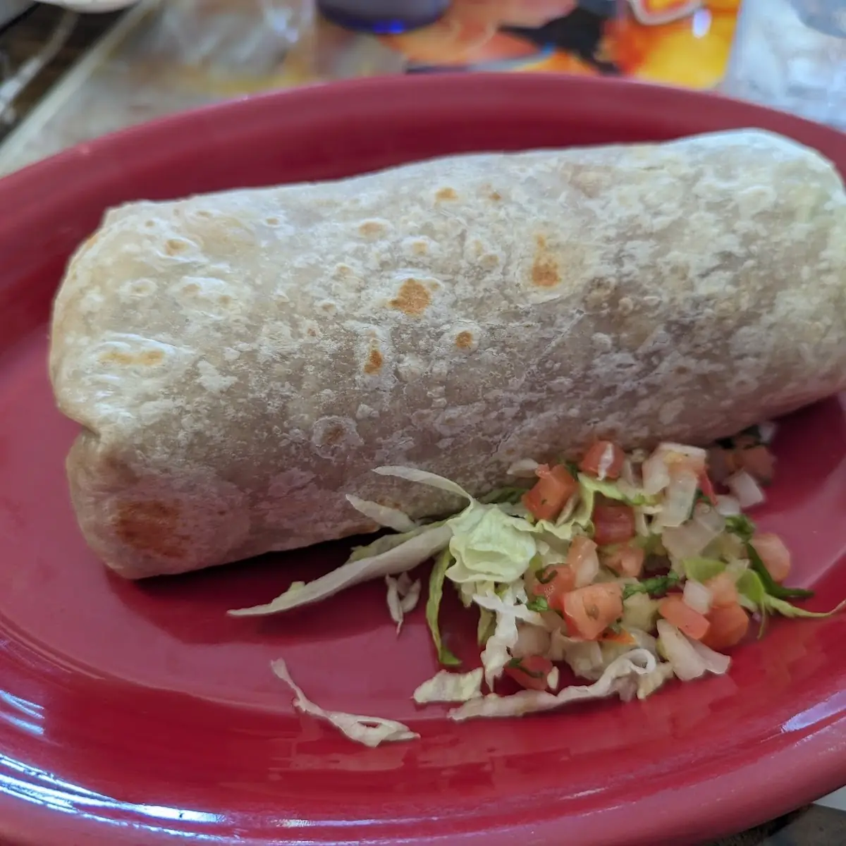 Pancho Burrito with Shredded Chicken