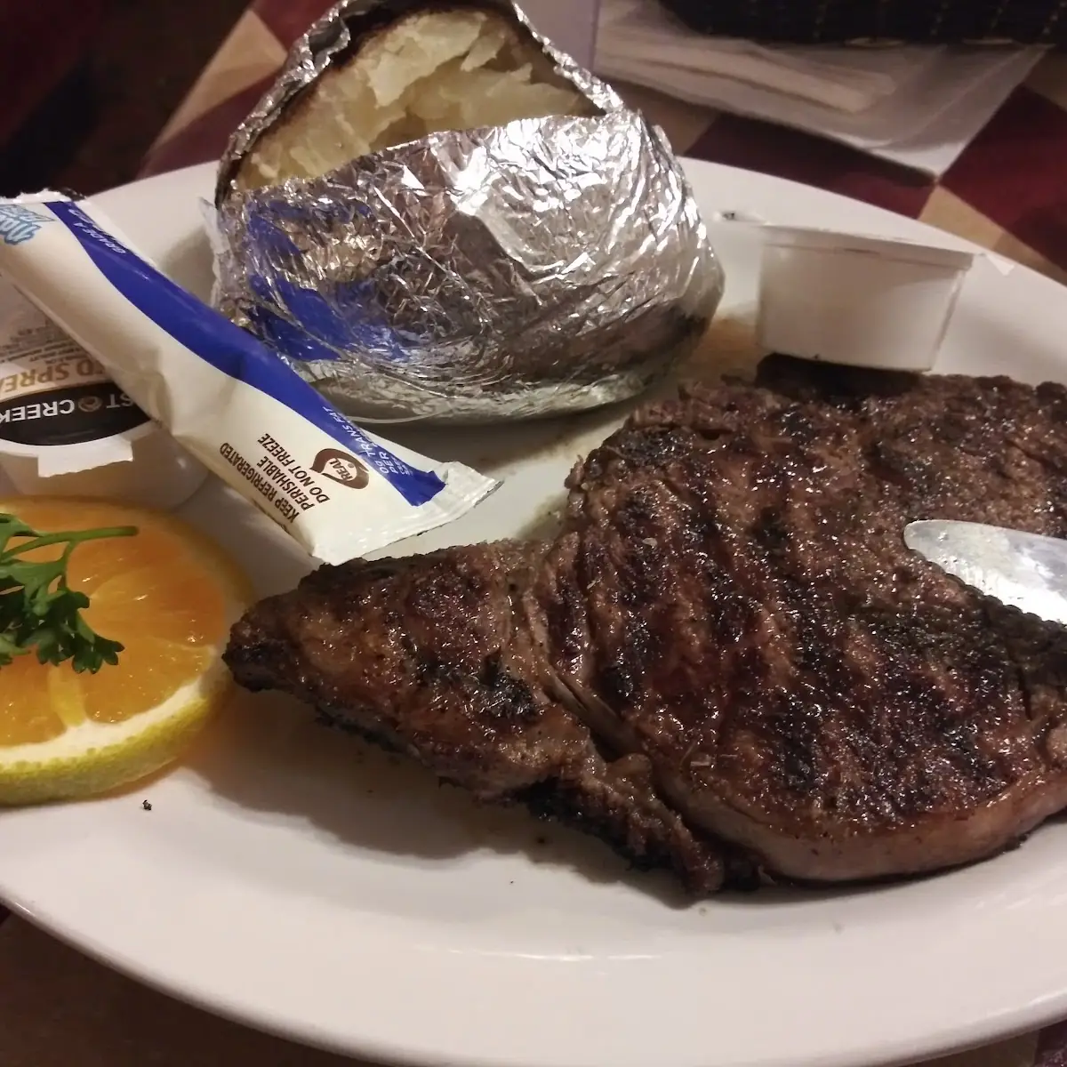 Ribeye w Baked Potato