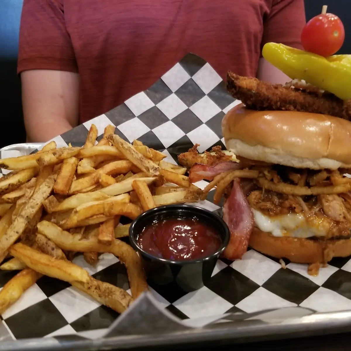 Pork Stack Grilled Pork Burger