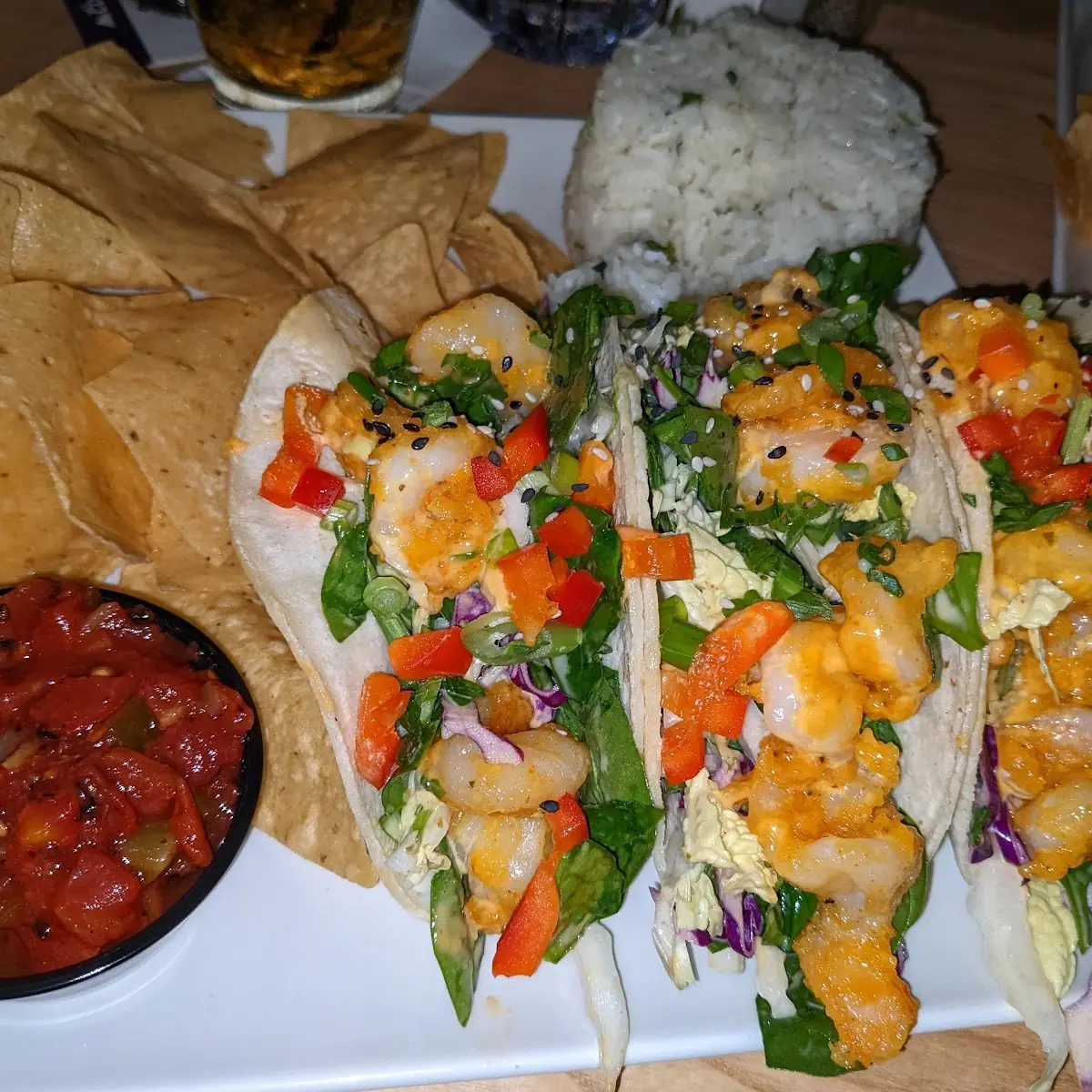 Bang Bang Shrimp Tacos