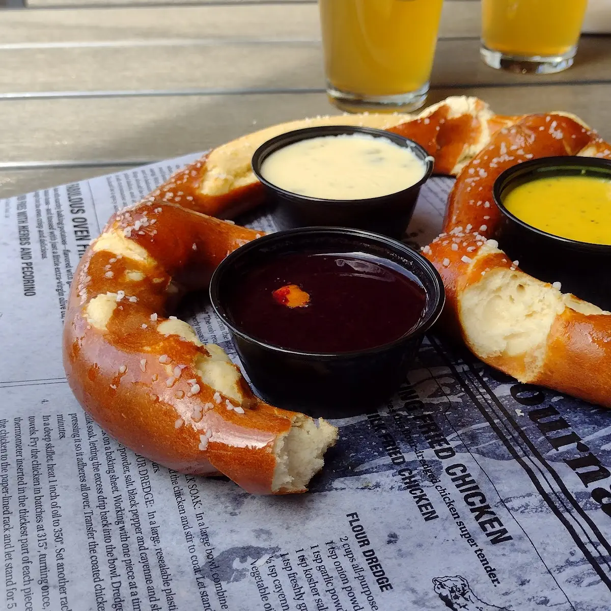 Giant Pretzel Trio