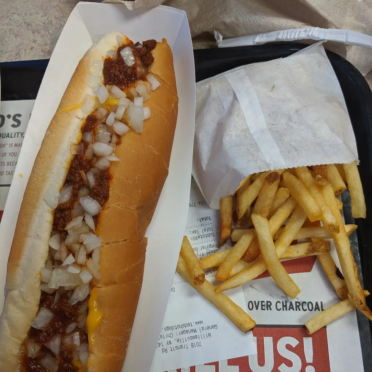 Footlong Chili Dog